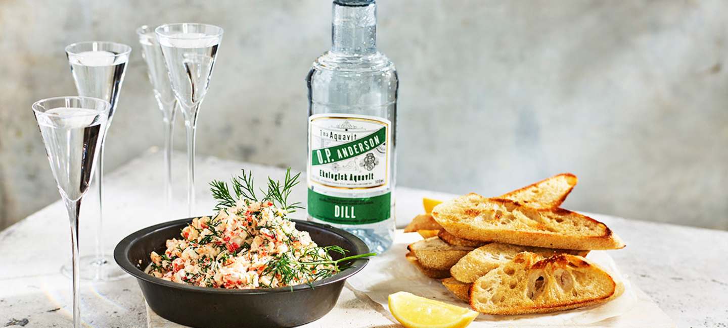 Kräftskagen med O.P. Anderson Dill Aquavit