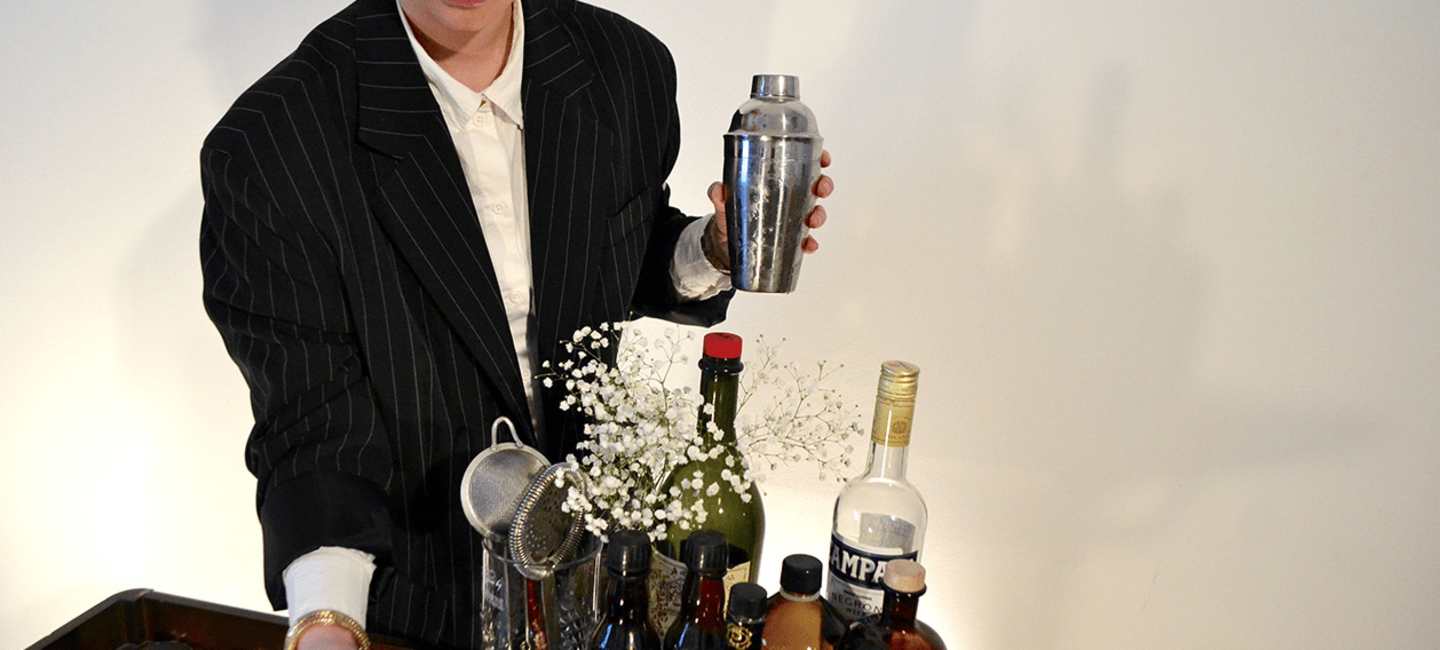 Bartendern Tina Shine i Berlin