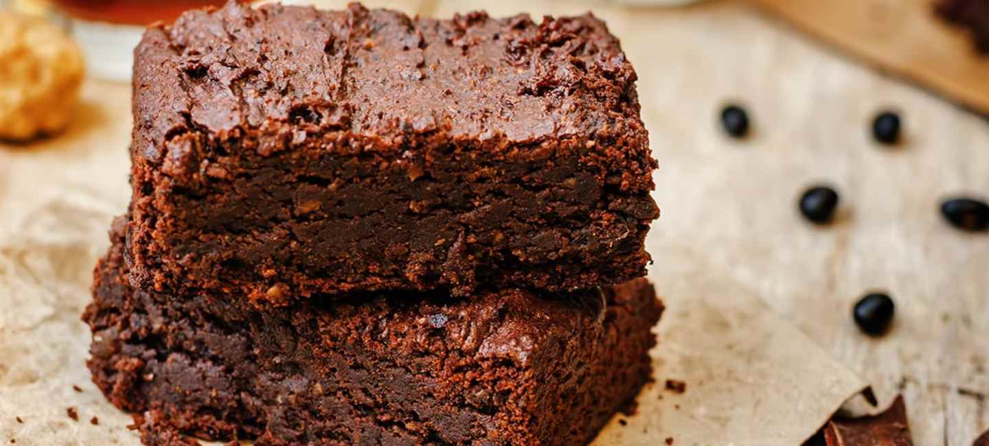 Vegansk kladdkaka utan socker.