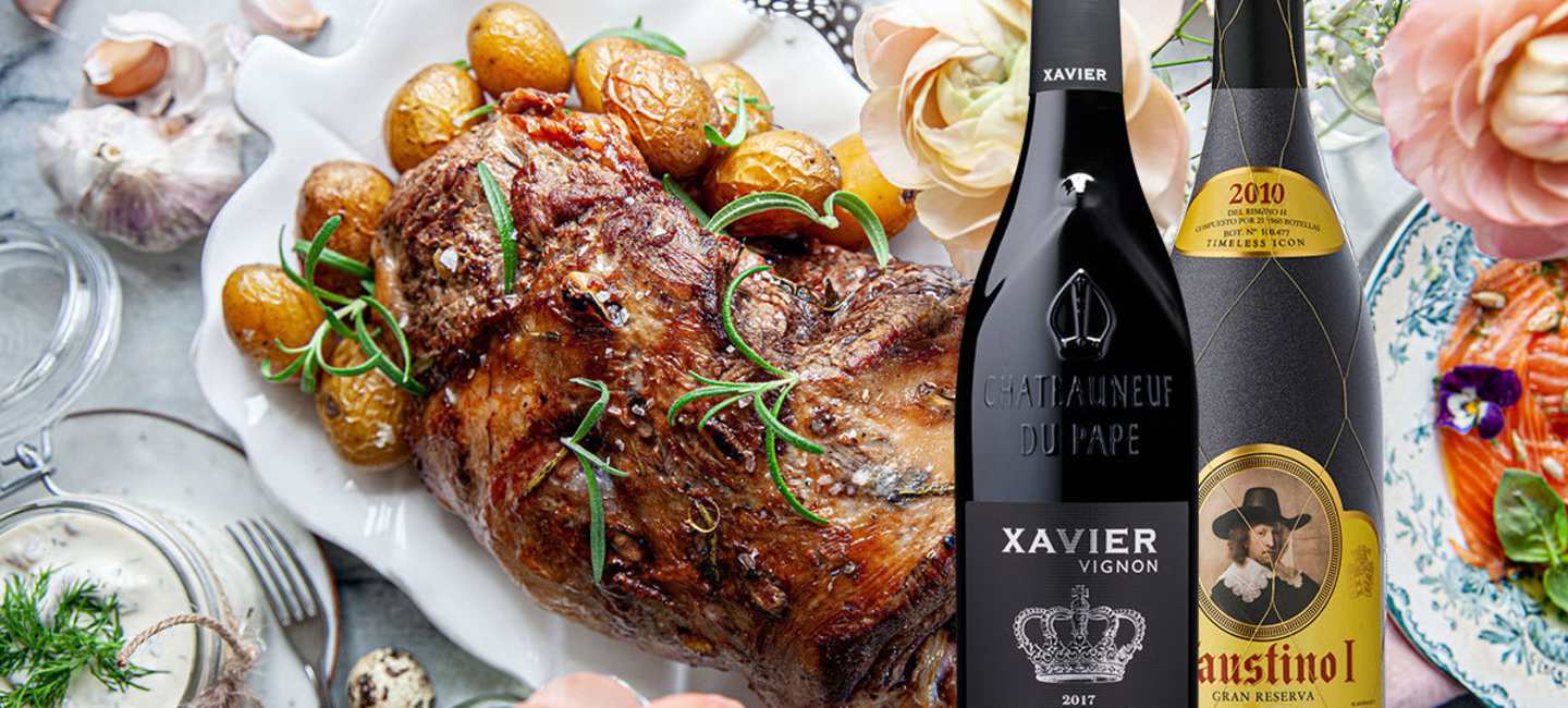 Xavier Châteauneuf-du-Pape 2017, Faustino I Gran Reserva med lamm 