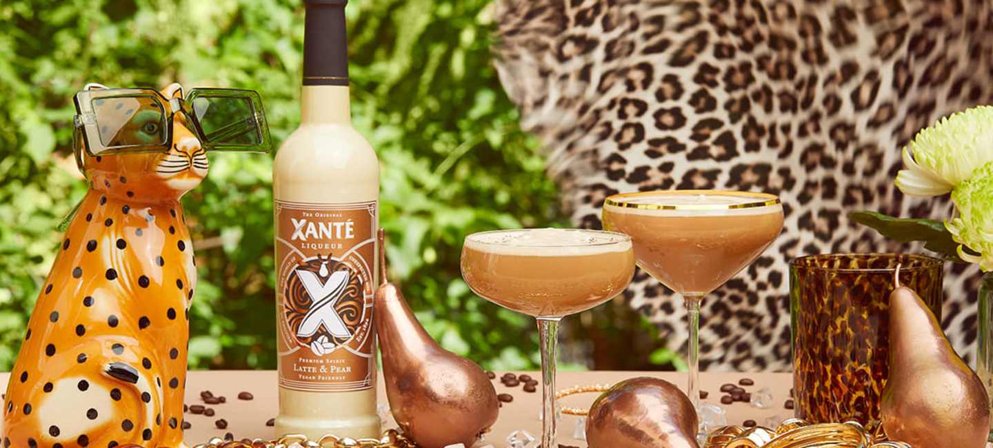 Xanté Latte & Pear på dukat bord