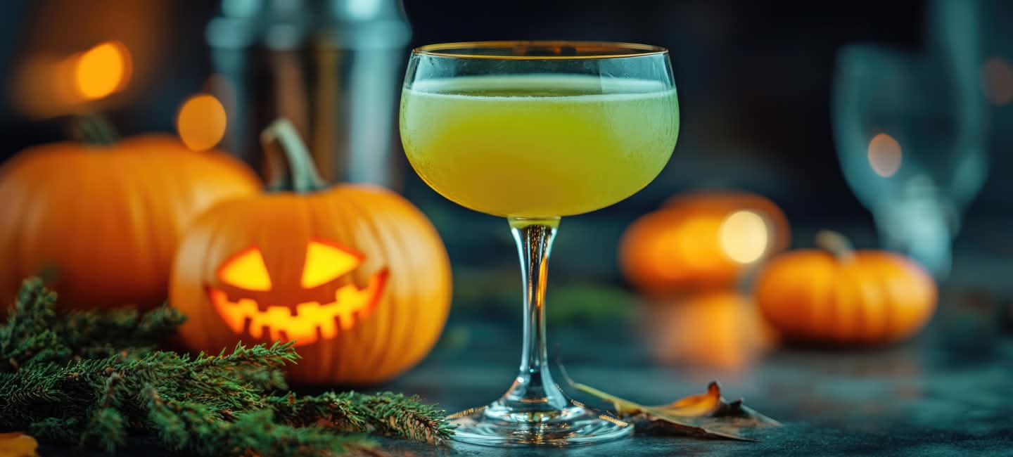 Halloween Mancini cocktail
