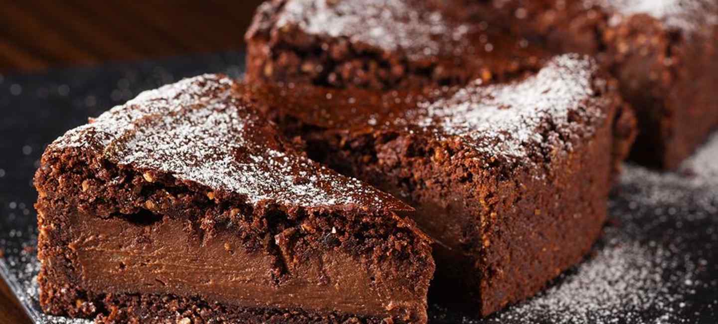 Fyra bitar kladdkaka