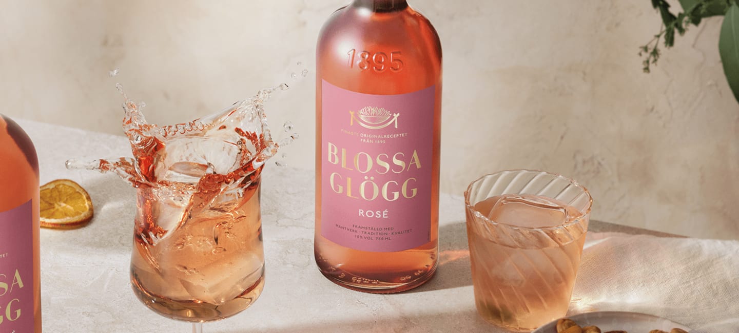 Blossa Rosé glögipullo