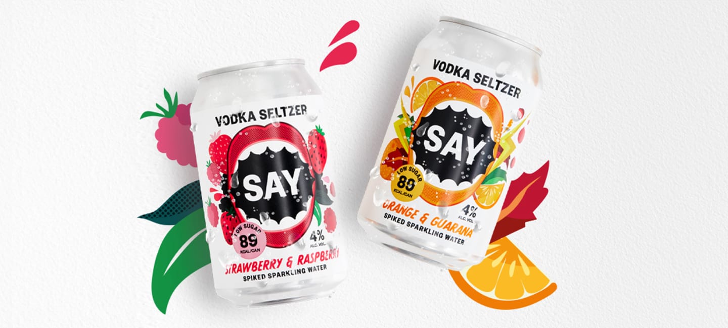 Say hard seltzer juomat