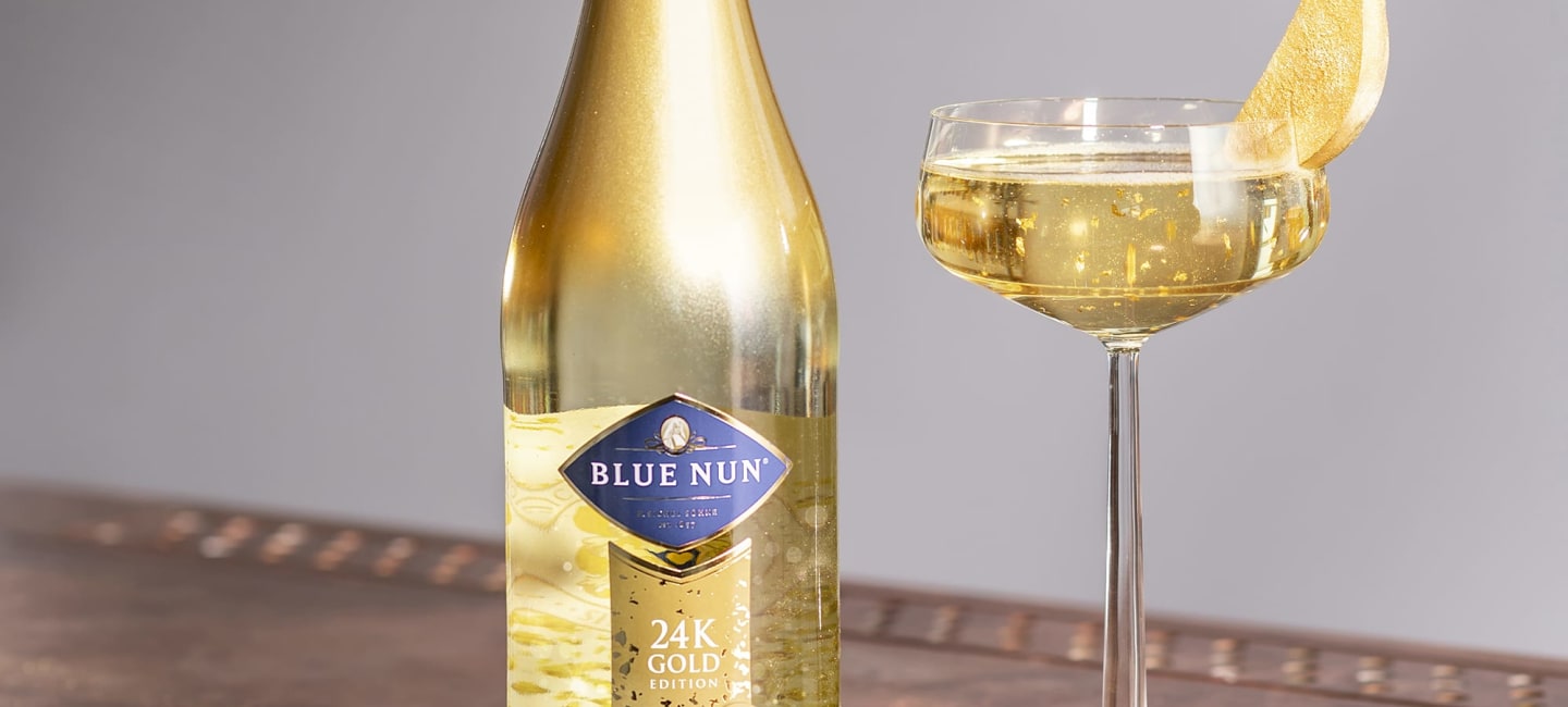 blue nun kuohuviinidrinkki