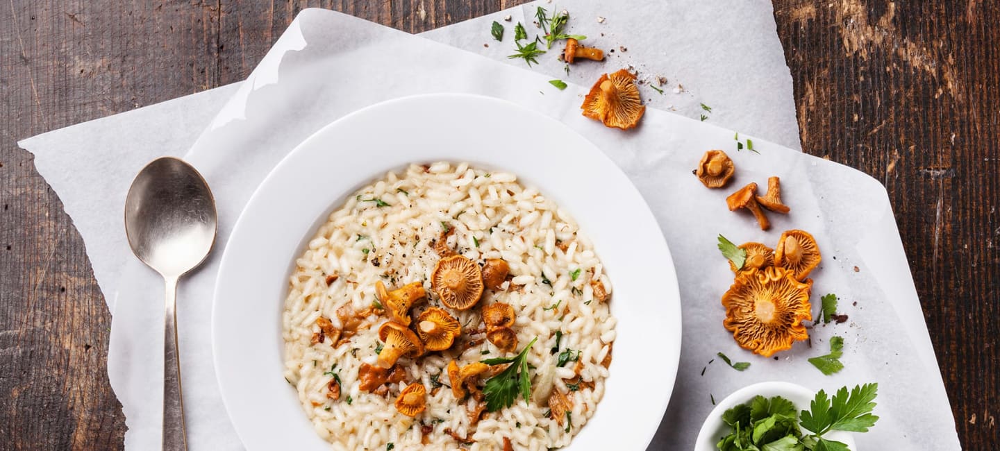 kantarellirisotto