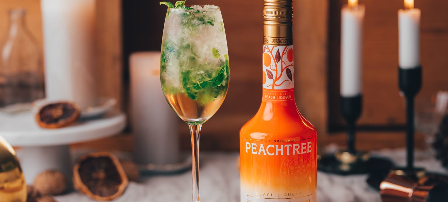 Peachtree Julep -kuohuviinidrinkin ohje