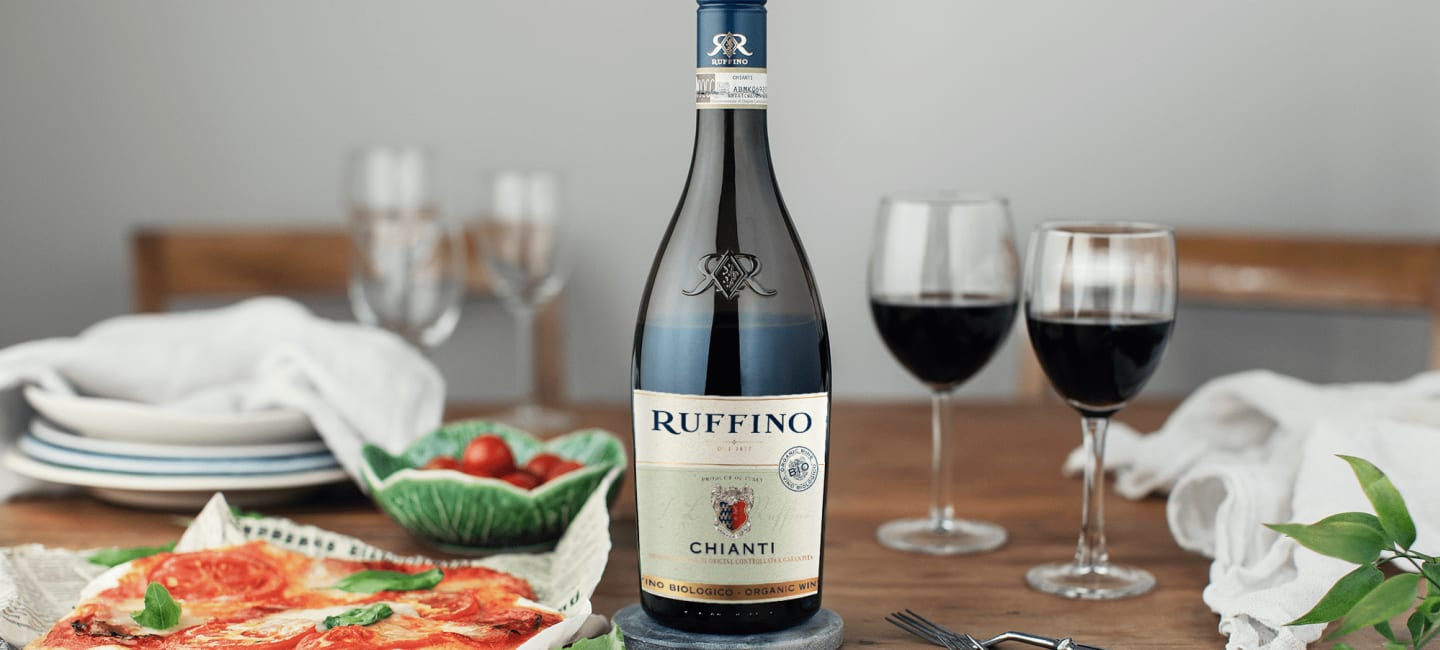 ruffino viini ja pizza