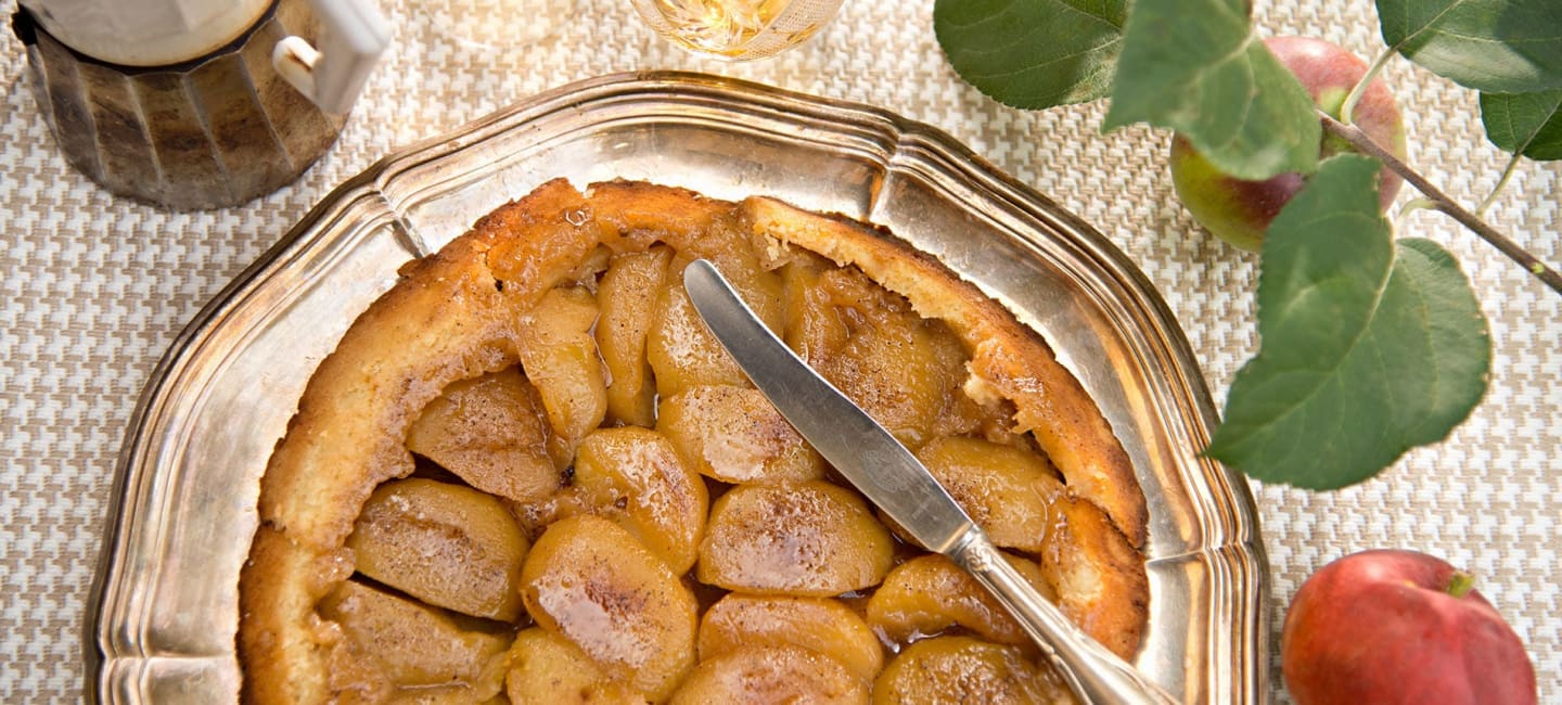Tarte Tatin omenapiirakka + jälkiruokaviinisuositus