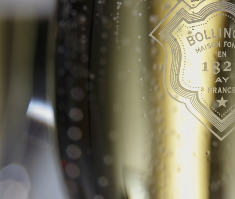 Champange Bollinger Close up