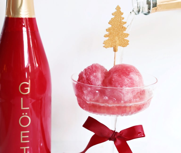 Glöet red sorbet