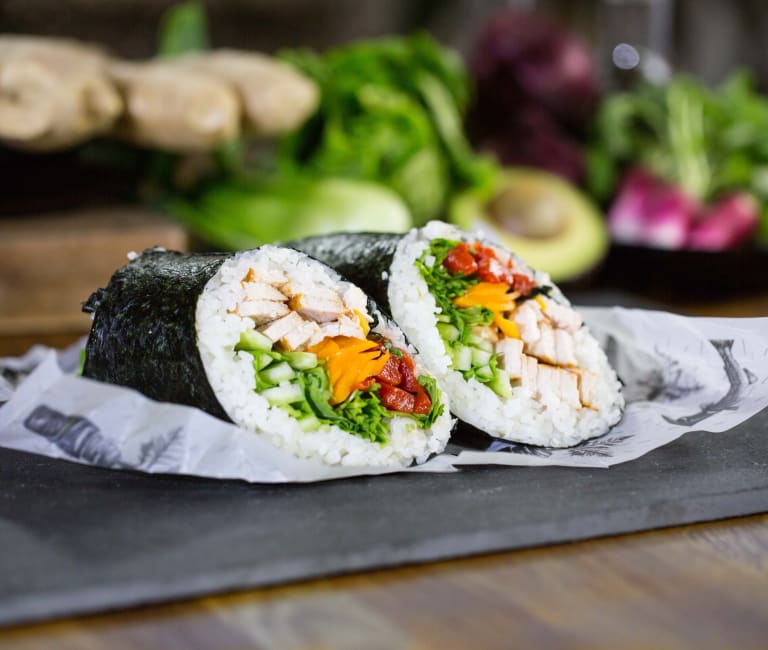 Sushiburritossa yhdistyvät kahden mantereen maut