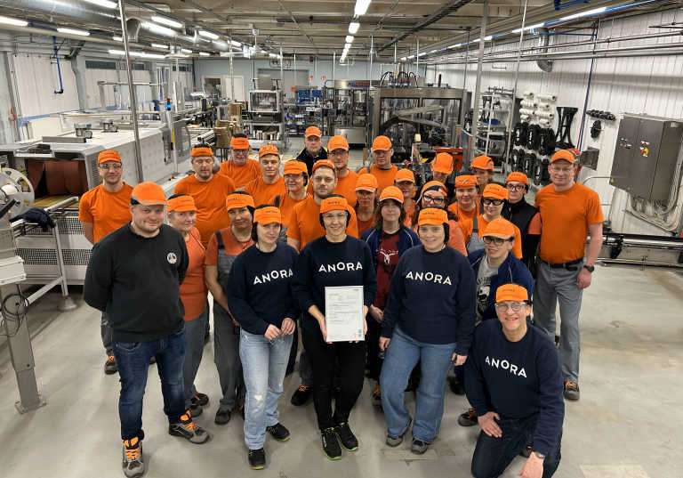 Anora Estonia IFS Food sertifikaat