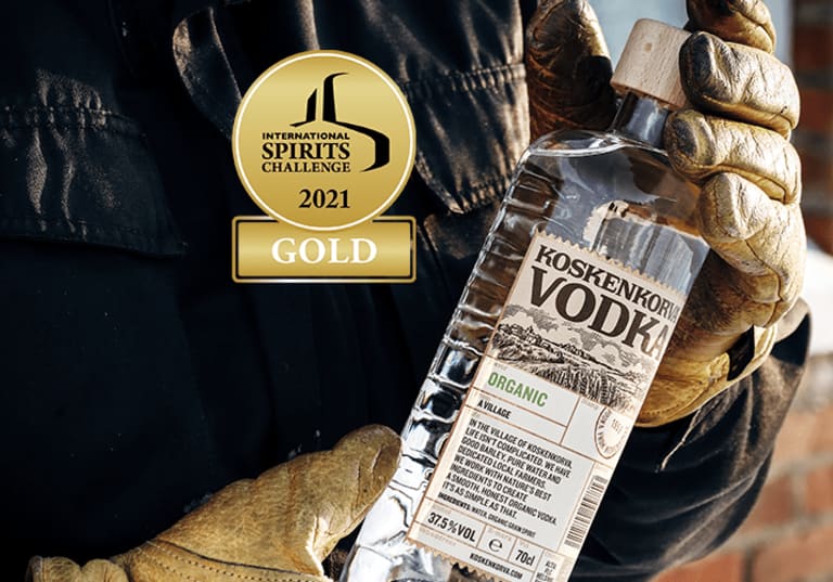 Koskenkorva Ogranic Vodka kuldmedal