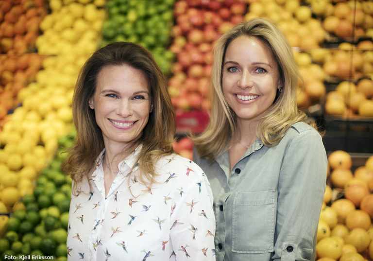 Lina Nertby och Mia Clase, författare till Food Pharmacy