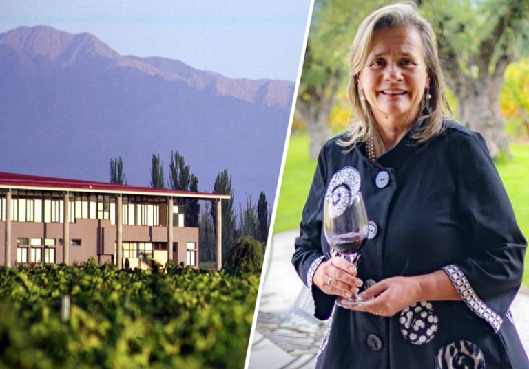 Patricia Ortiz på Finca Patagonicas.