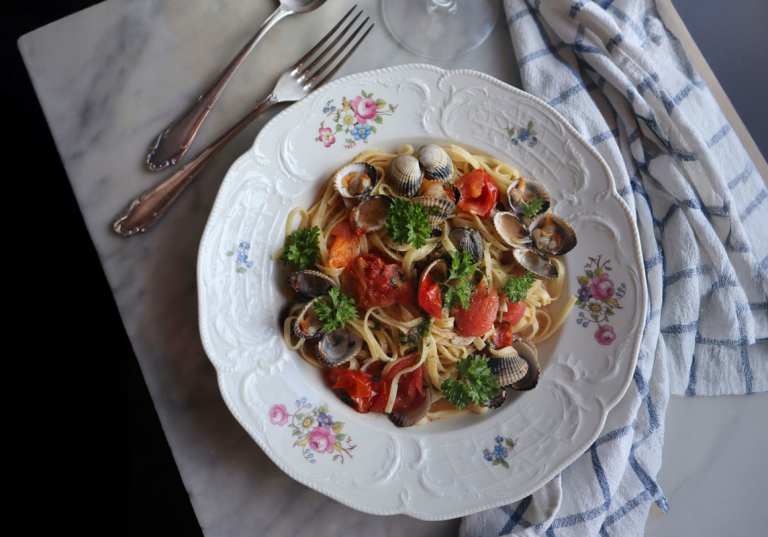 Linguine alle vongole.