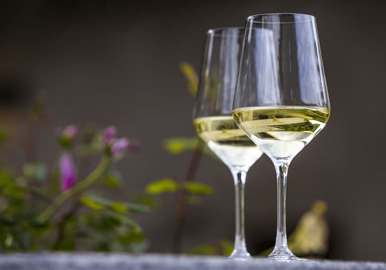 Riesling i vinglas
