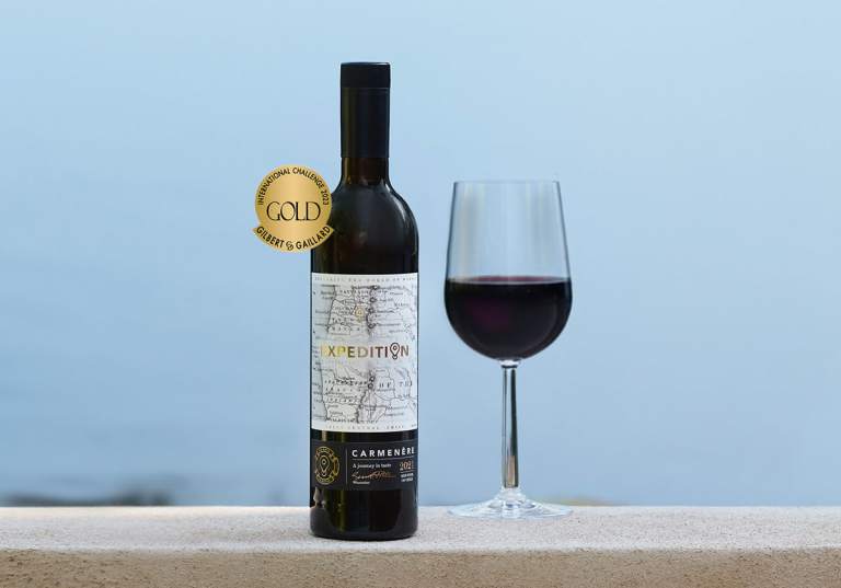 Expedition Carmenère med medalj.