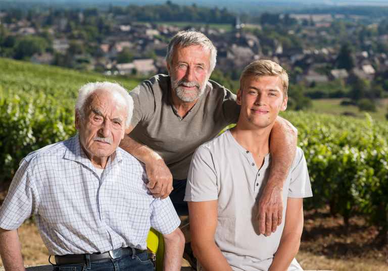 Familjen Dutartre - en del av kooperativet Cave des Vignerons de Buxy