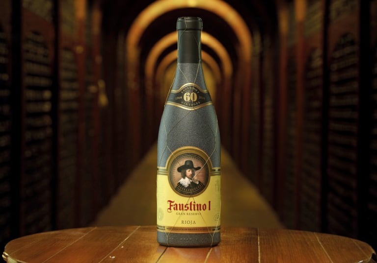 Prisbelönade Faustino I Gran Reserva.