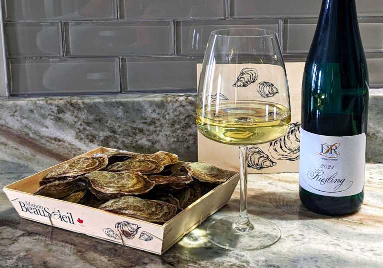 Dr L Riesling med ostron.