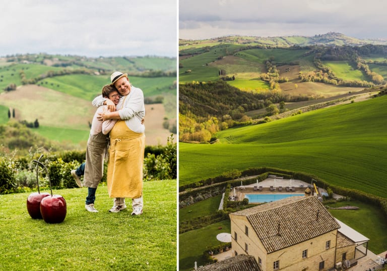 Peter och Carina Nordin flyttade till Italien.