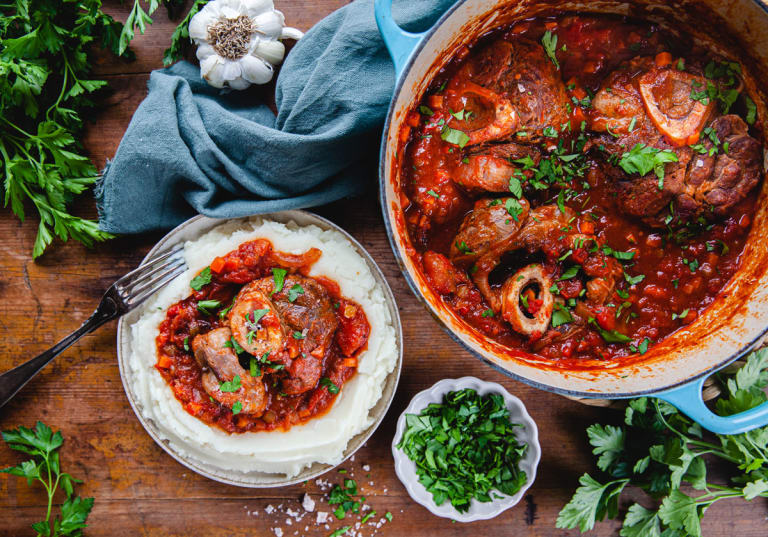 Klassisk Osso Buco.