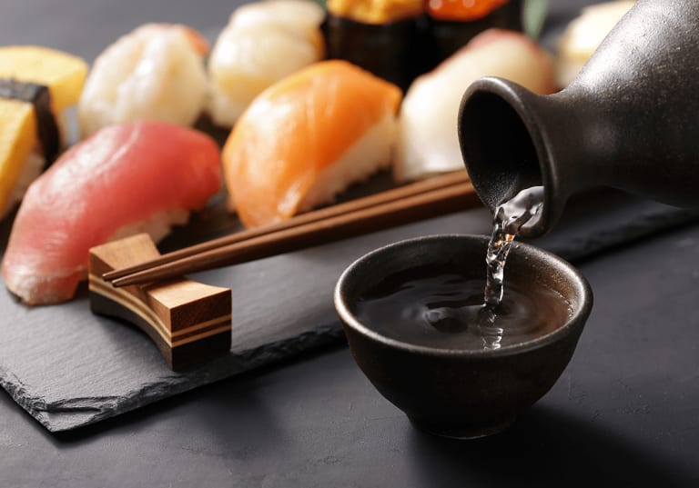 Sake och sushi