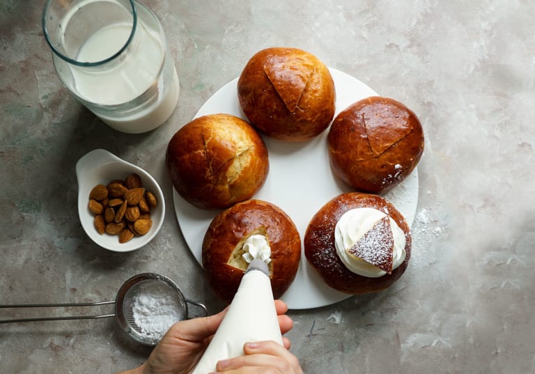 Olika fyllningar till semlor som inte är mandelmassa.