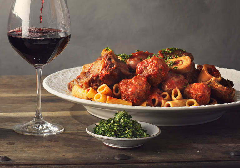Sunday Gravy med pasta