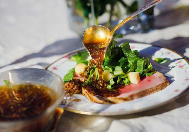 Tonfisk med teriyakisås