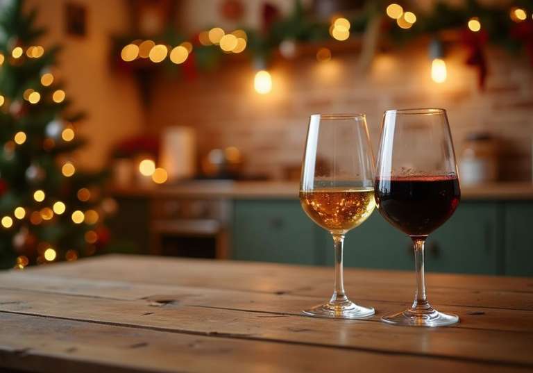 Vin till julmat.