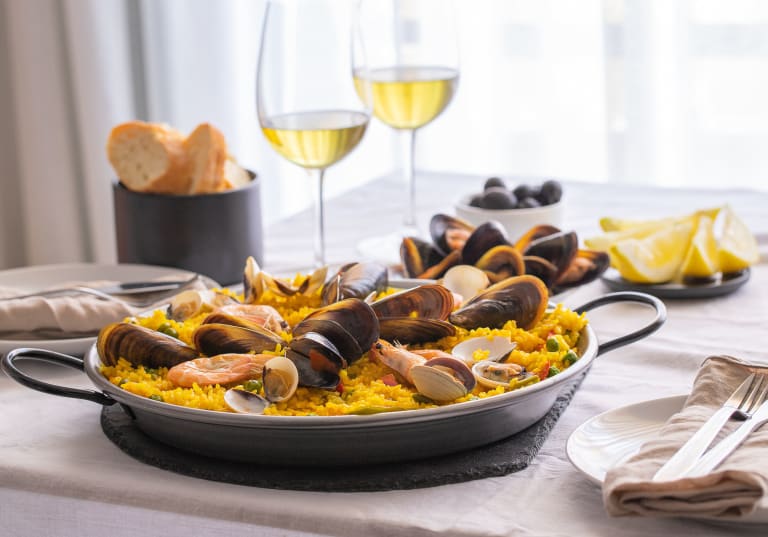 Vin till paella.