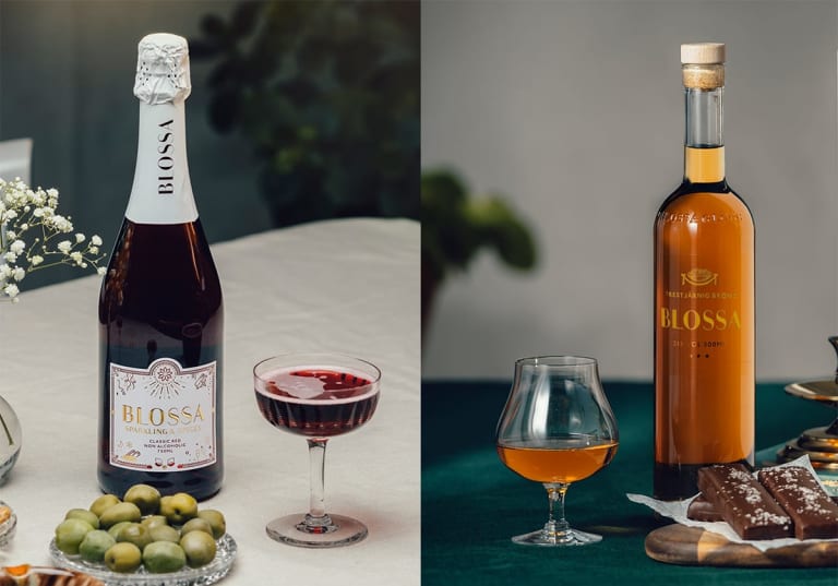 Blossa Sparkling & Spices Classic Red och  Blossa Trestjärnig Brons 