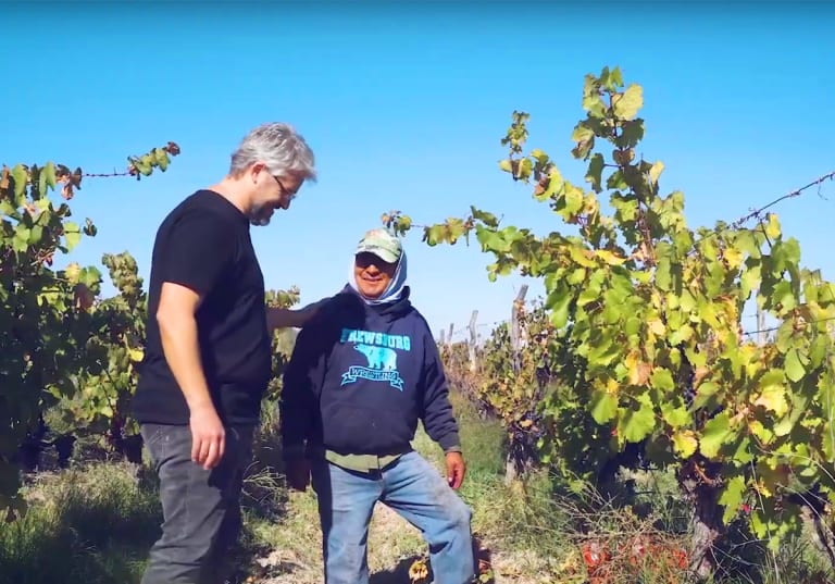 Mariano Olaiz på vingården Bodega Montlaiz