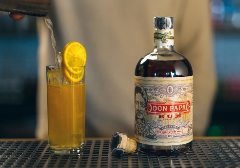 Don Collins - cocktail med Don Papa Rom