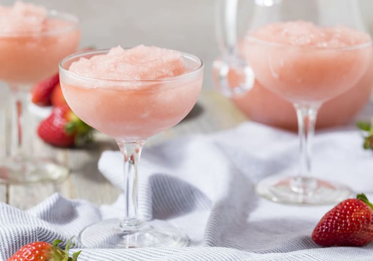 Frosen rosé - frosé