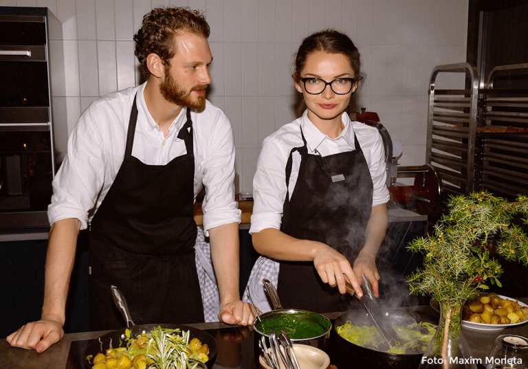 Kocken Olesya Kulyk på Dinner Club
