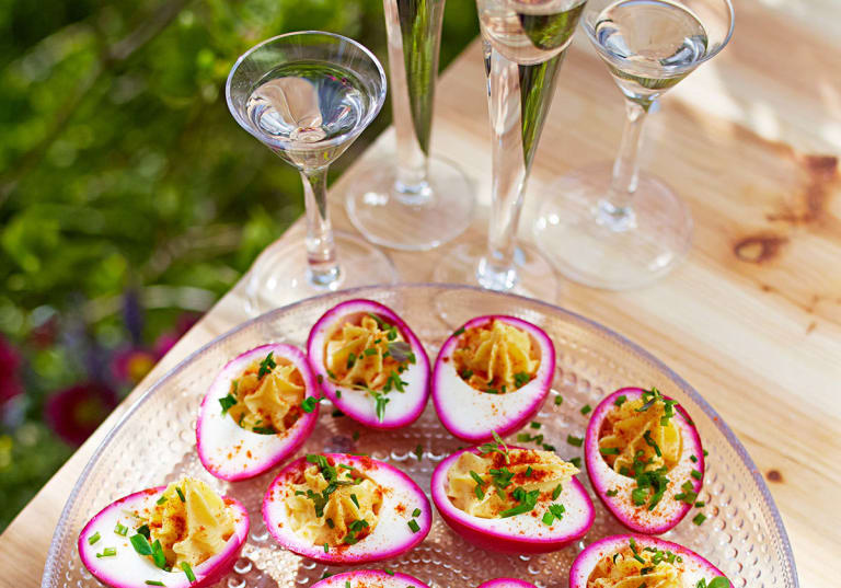 Pickled Deviled Eggs