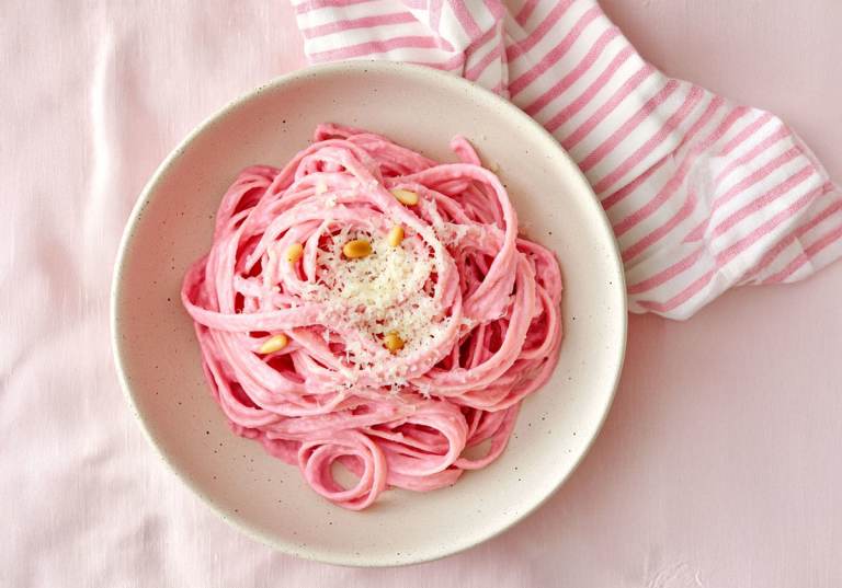 Pink Pasta - rosa pasta från TikTok.