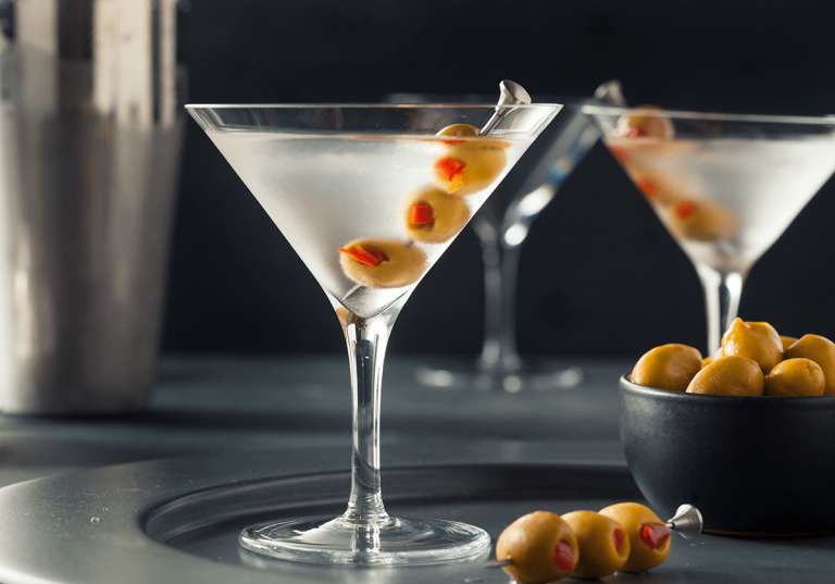 Martinidrinkar med vodka