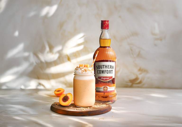 Peach Melba Cocktail