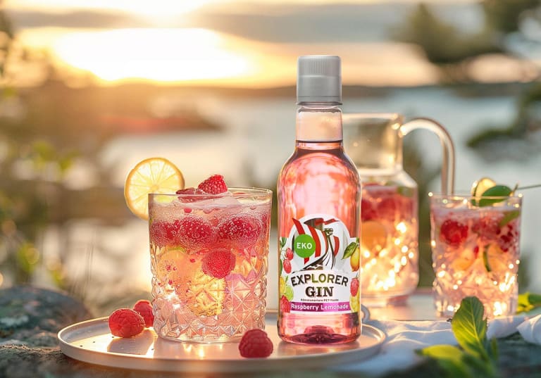 Explorer Gin Raspberry Lemonade