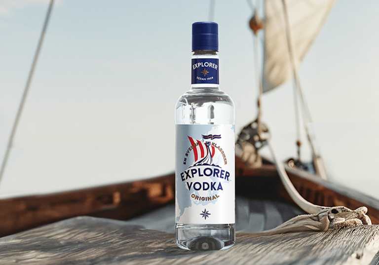 Explorer Vodka med ny design