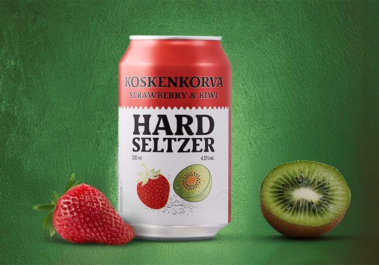 Koskenkorva Hard Seltzer Strawberry Kiwi