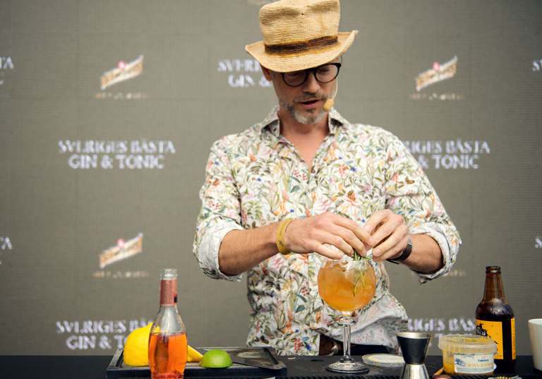 Örjan Westerlund blandar Sveriges bästa gin & tonic