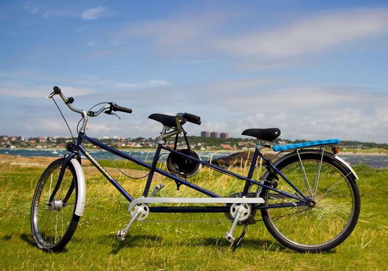 Cykelsemester på tandemcykel