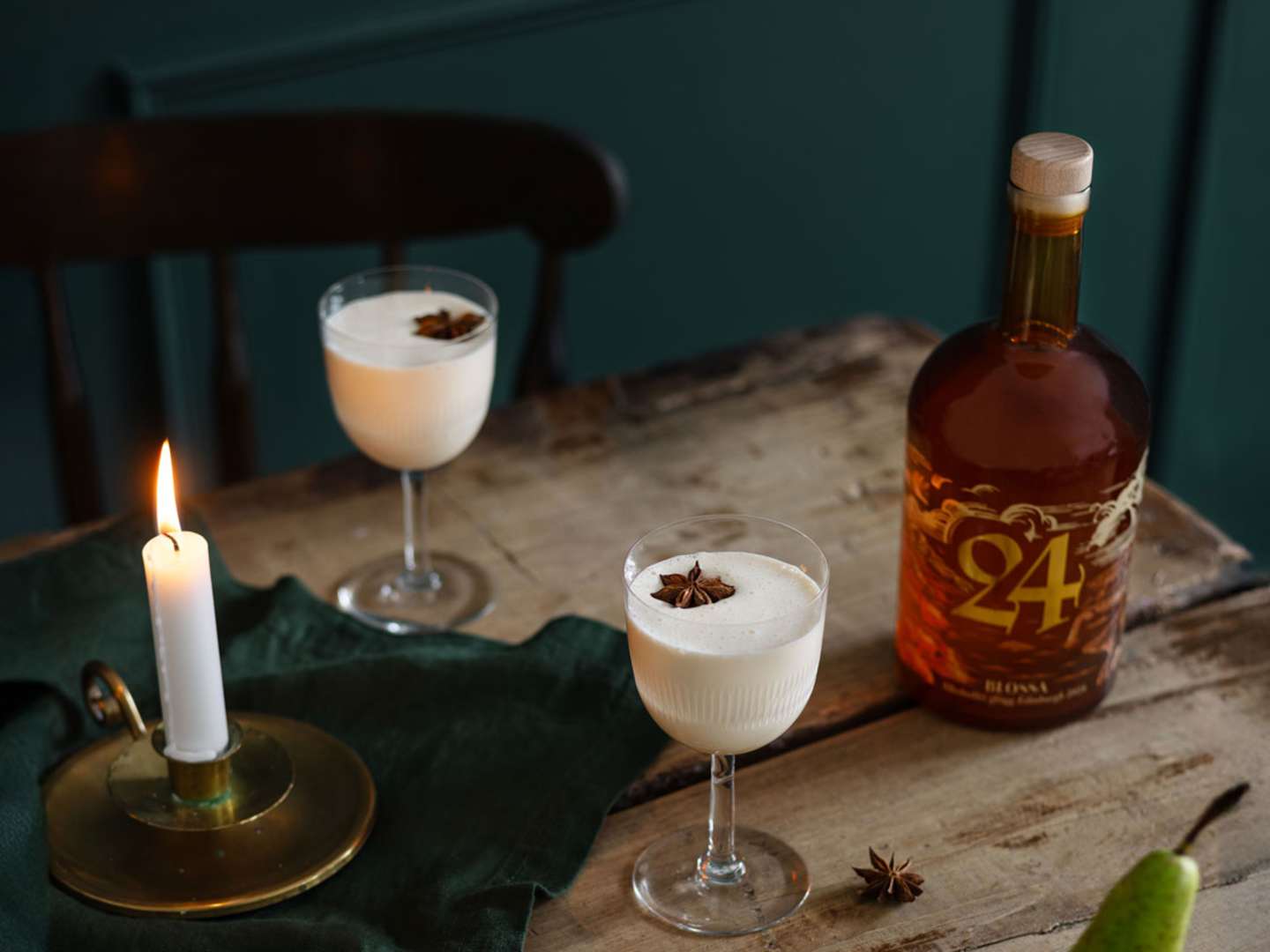 Non-alcoholic glögg toddy.